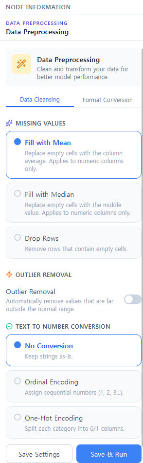 Missing Value Config